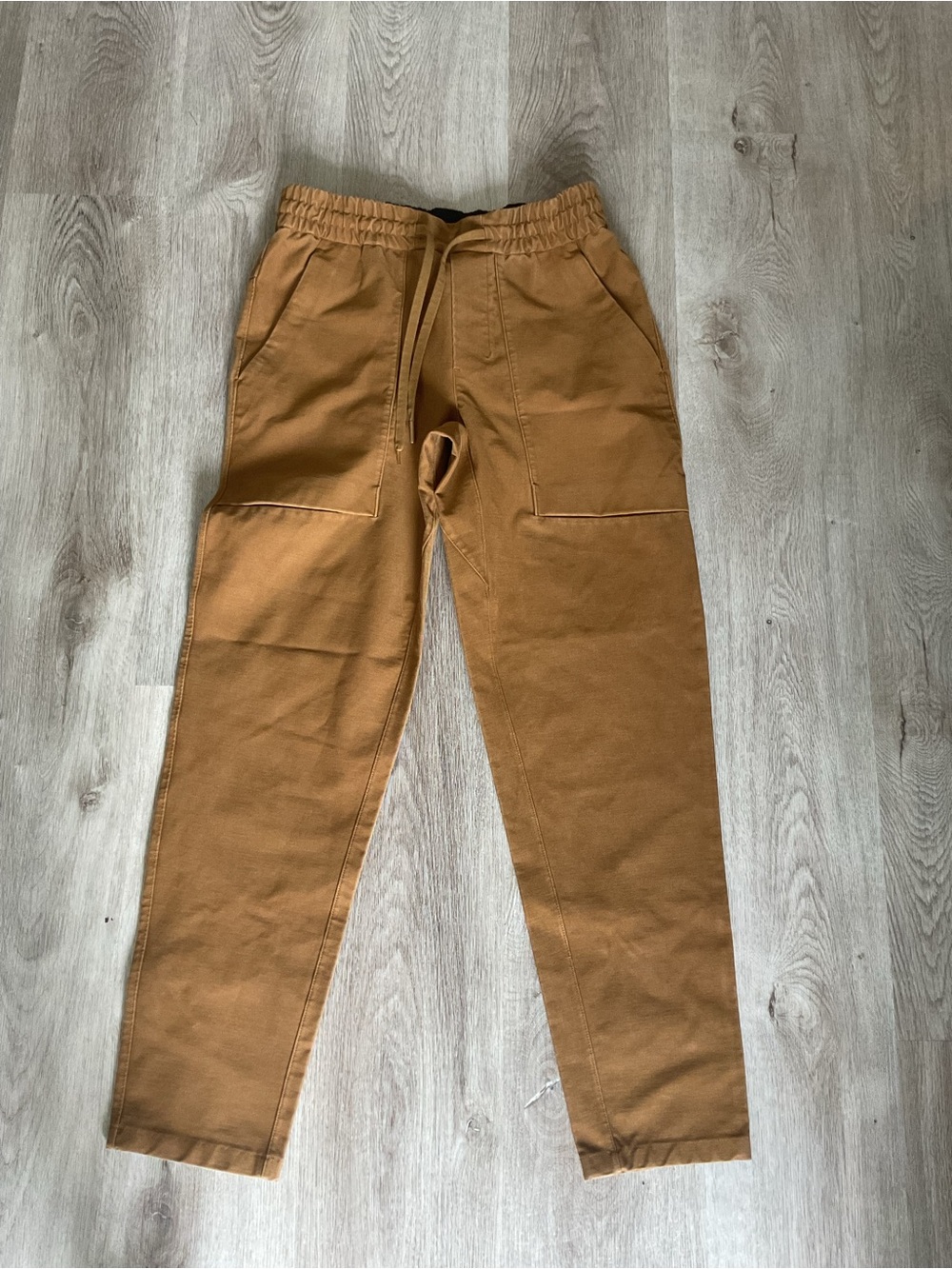 Lululemon pants men’s small burnt caramel brown bowline utilitech drawstring
